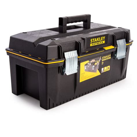 stanley fatmax 23 metal plastic tool box|stanley fatmax waterproof toolbox.